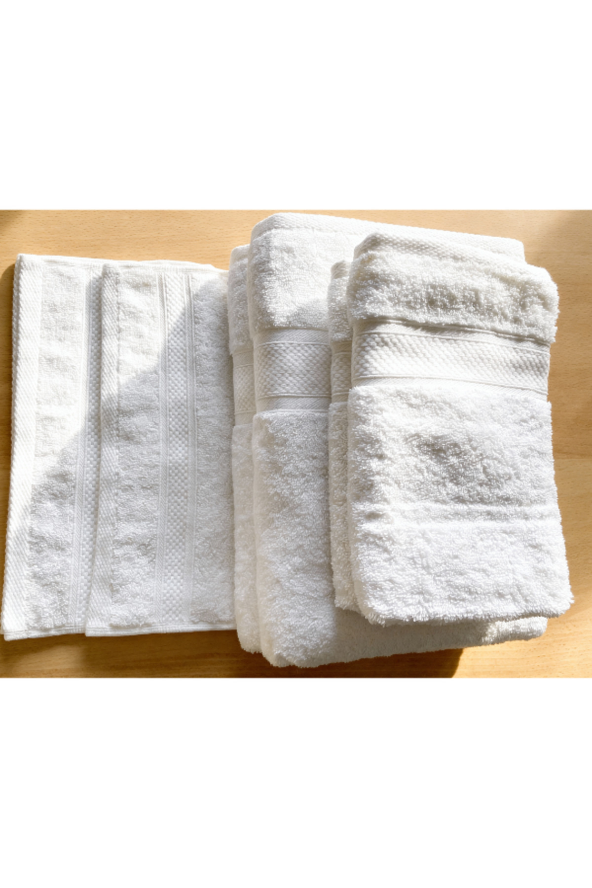 POKUT 3'lü Banyo Seti - %100 Pamuklu Lüks Havlu Paketi - Otel Tipi, Ekstra Yumuşak ve Emici Set - Görsel 3