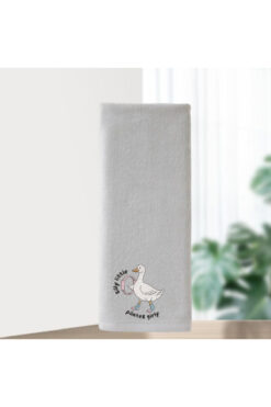 Ursa PİLATES TASARIMLI NAKIŞ İŞLEMELİ HAVLU 50x90