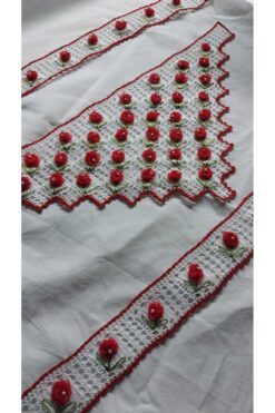 Papatyam Havlu kenarı /50 santim eninde/ el işi /kurdele işi /havlu kenarı //