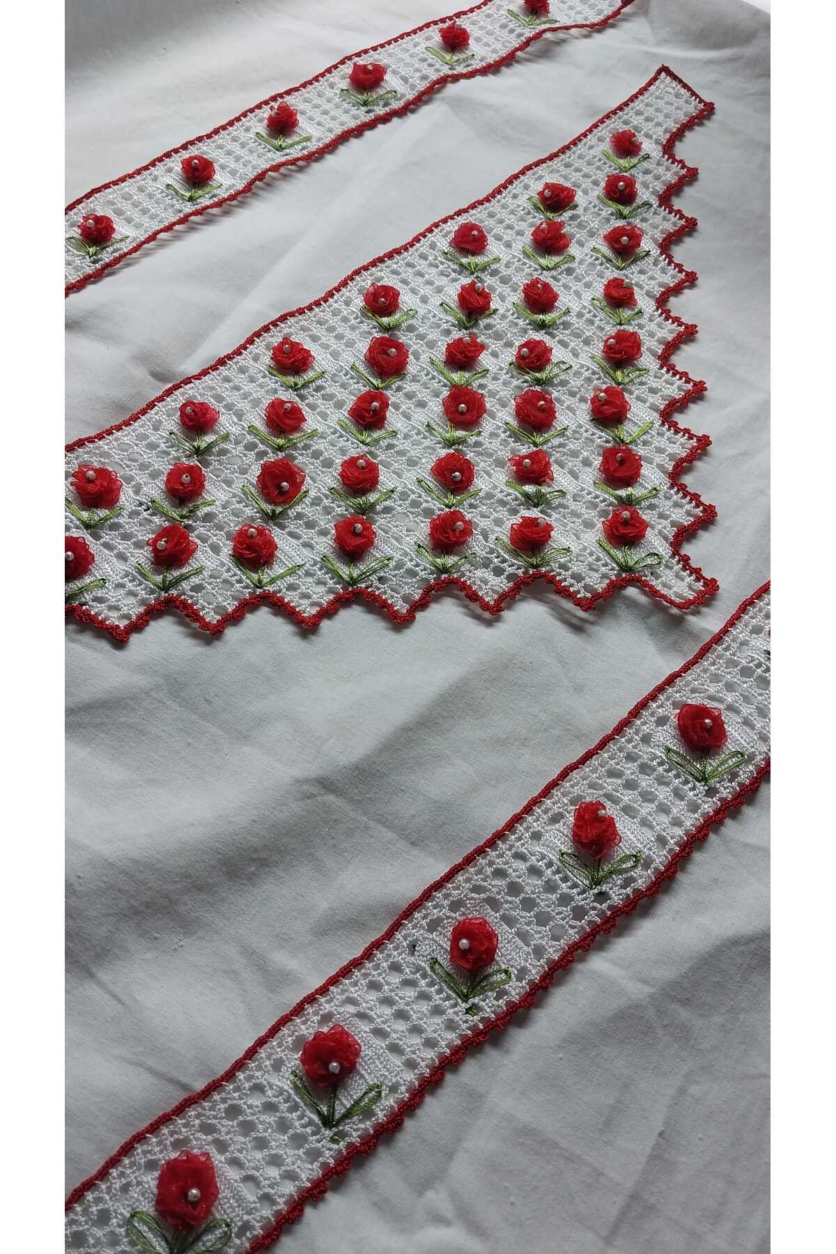 Papatyam Havlu kenarı /50 santim eninde/ el işi /kurdele işi /havlu kenarı //