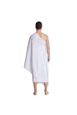 Durul Hac - Umre Kıyafeti / Pamuklu Jakarlı Havlu İhram Seti 2 Parça