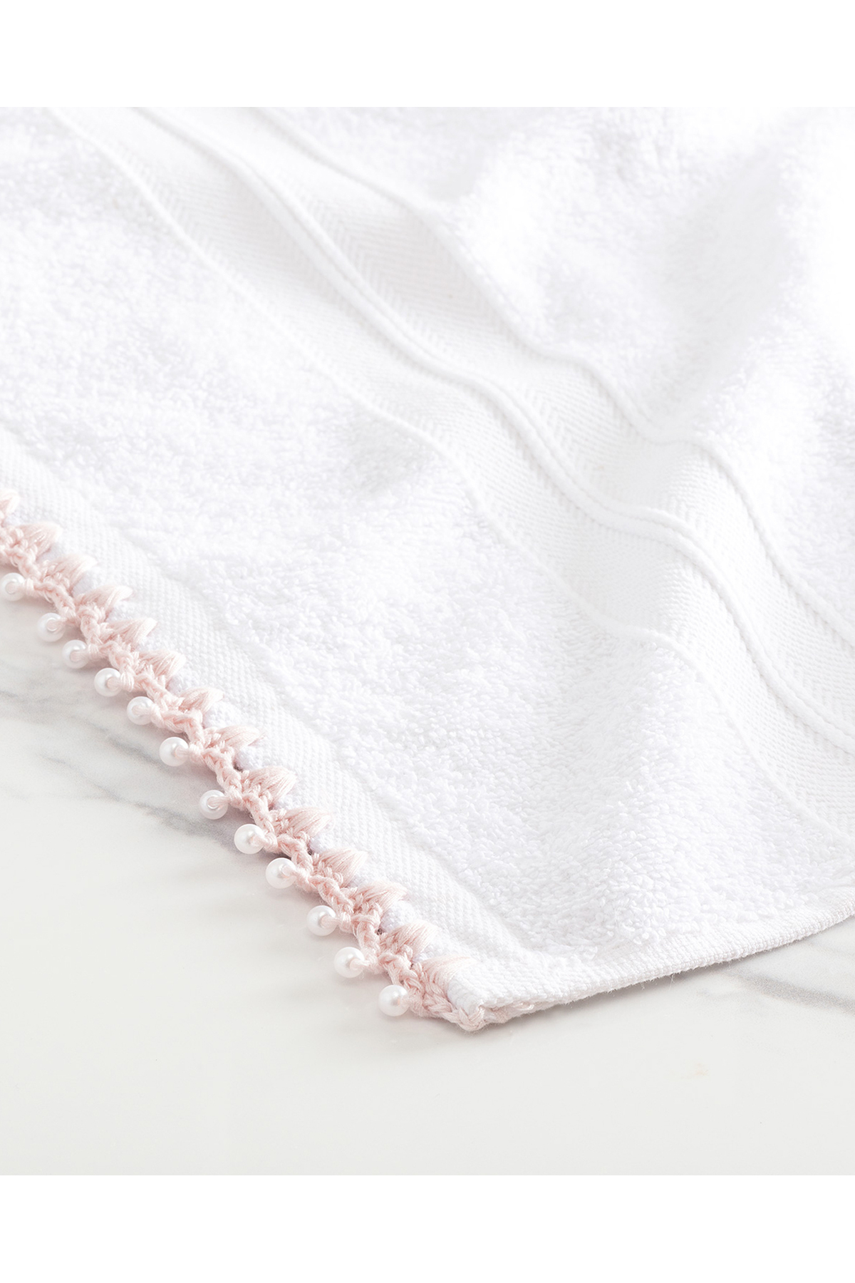 Madame Coco Marla Kroşeli Yüz Havlusu - Görsel 3