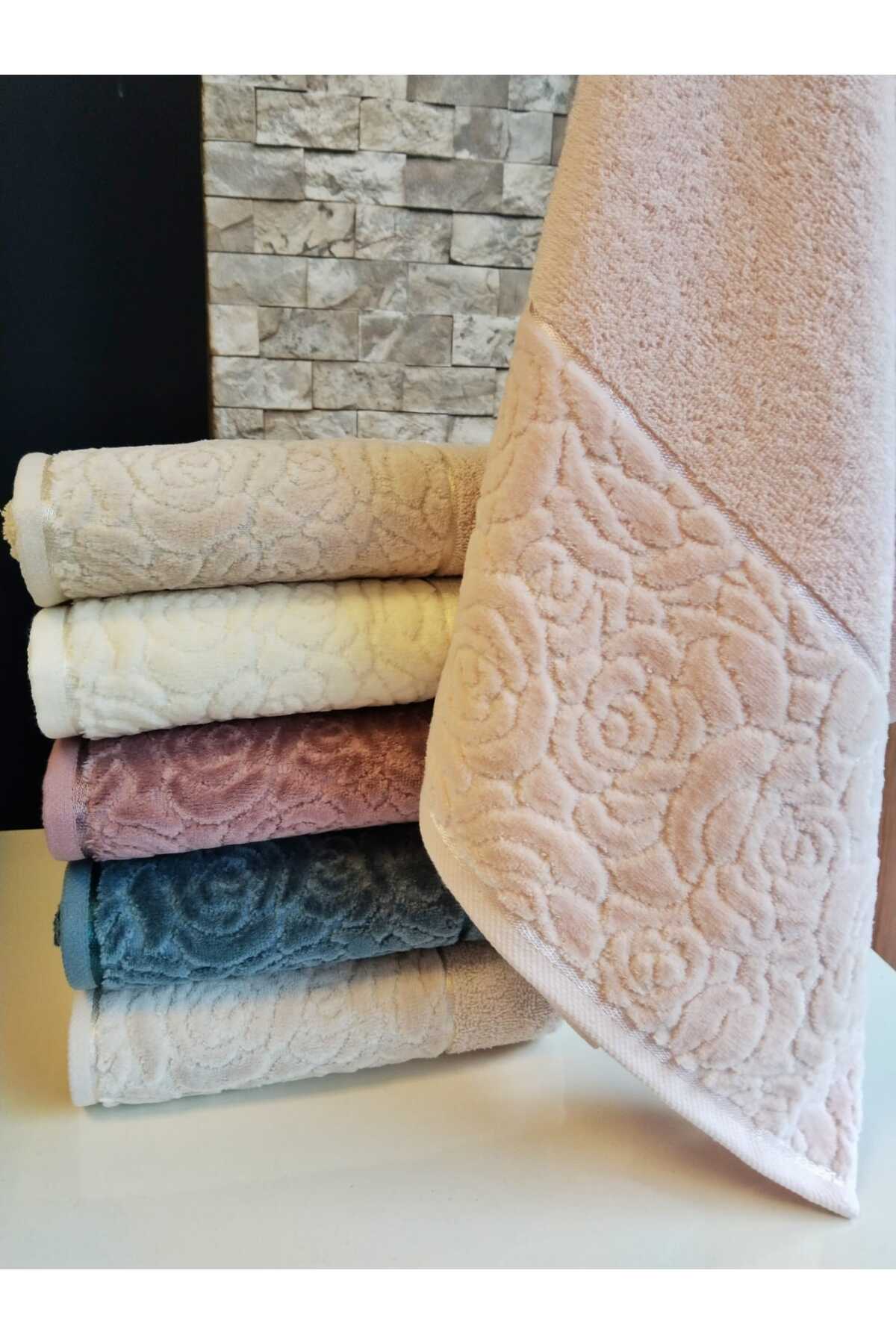 Nurpak Sevgi El Havlu Seti 6 Adet 50x90 cm Pamuk