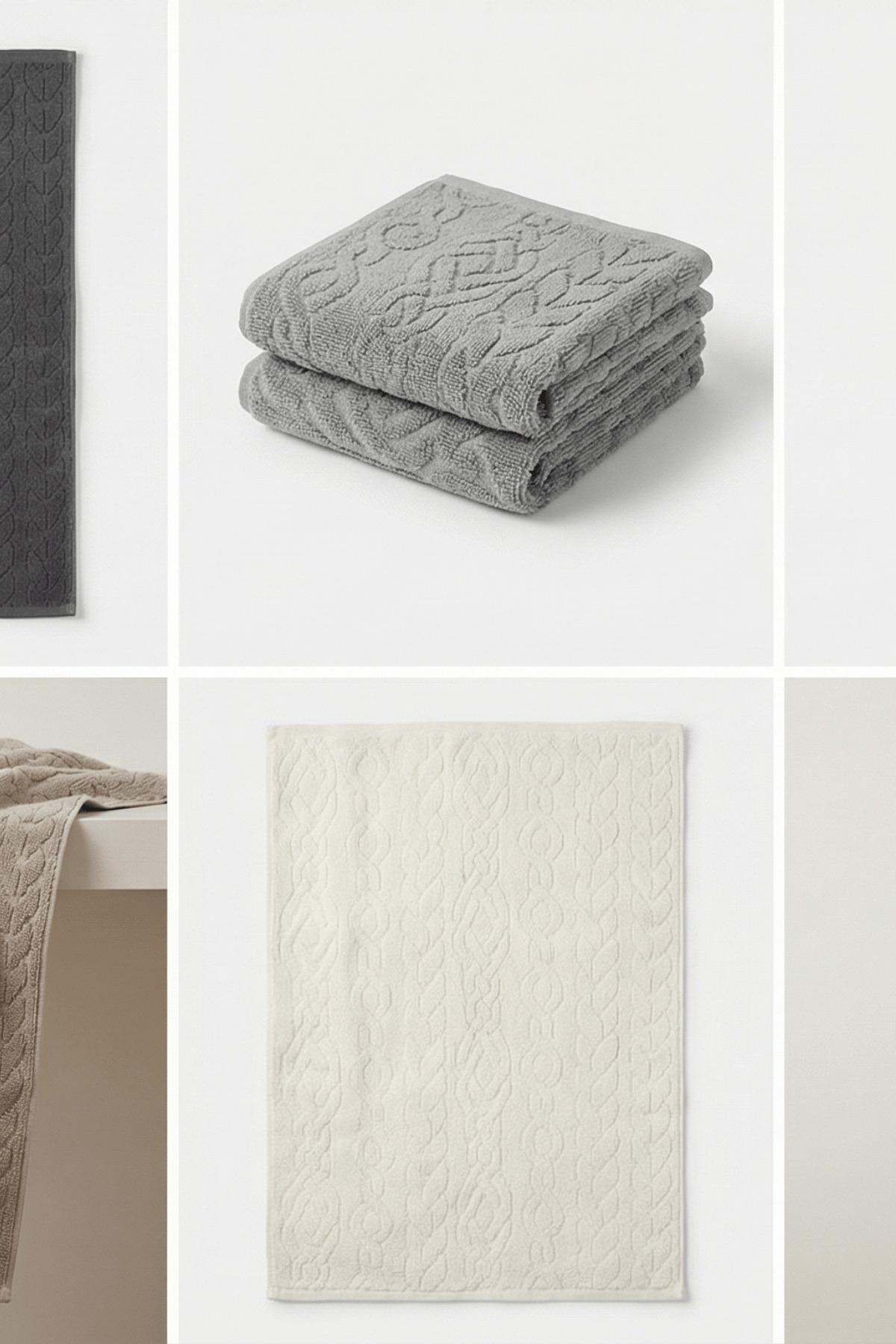 Anılsan 12'li İsba El Havlusu - 50x80 Cm, 170 Gr, %100 Pamuk, Spa Ve Otel Havlusu - Görsel 3