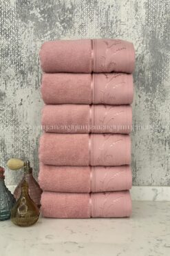 Özdilek Ditsy El-Yüz Havlusu 6 Adet-Pembe