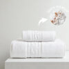 Anılsan 2'li Greek Havlu Seti %100 Pamuk - 1 Adet El Havlusu 50x90 Ve 1 Adet Banyo Havlusu 70x140