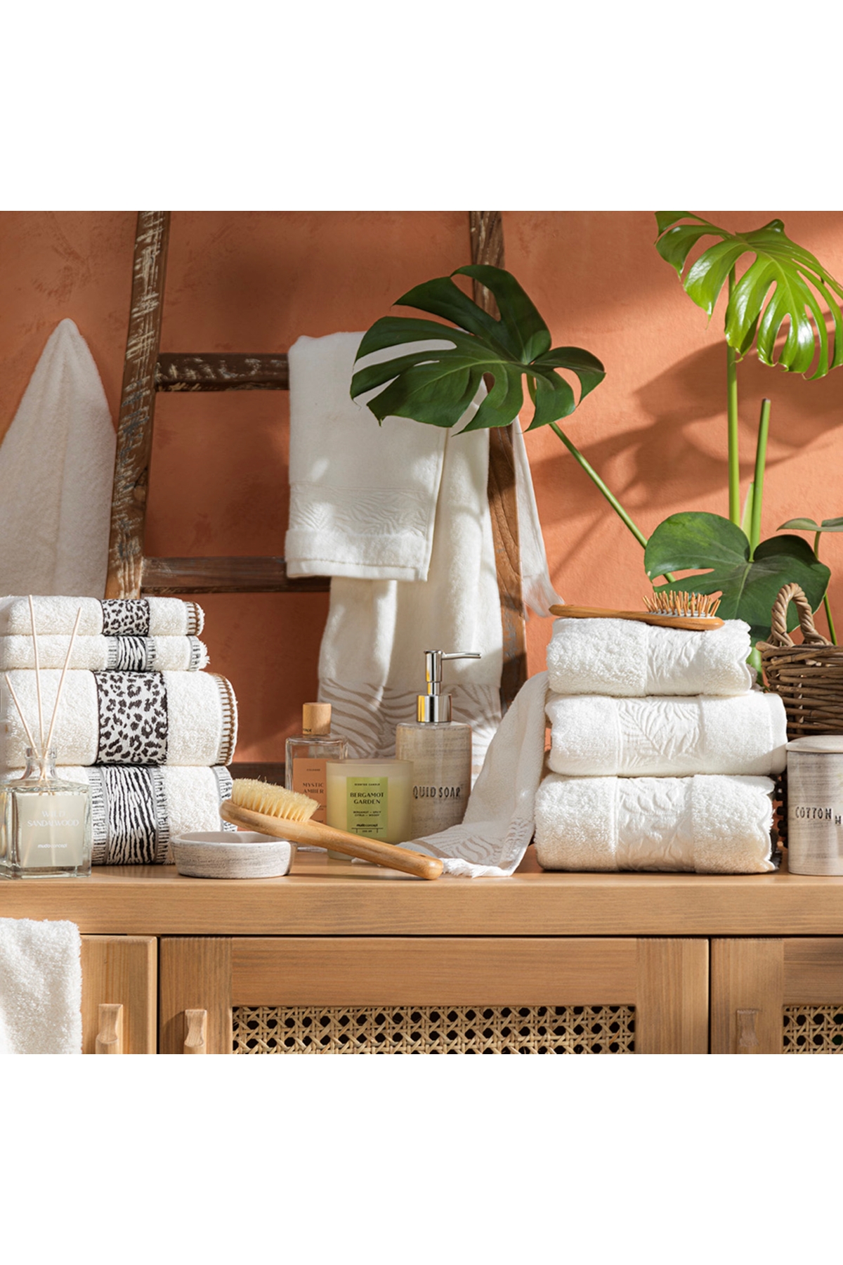 Mudo Home Penelope Zebra Yüz Havlusu 50x80 - Görsel 3