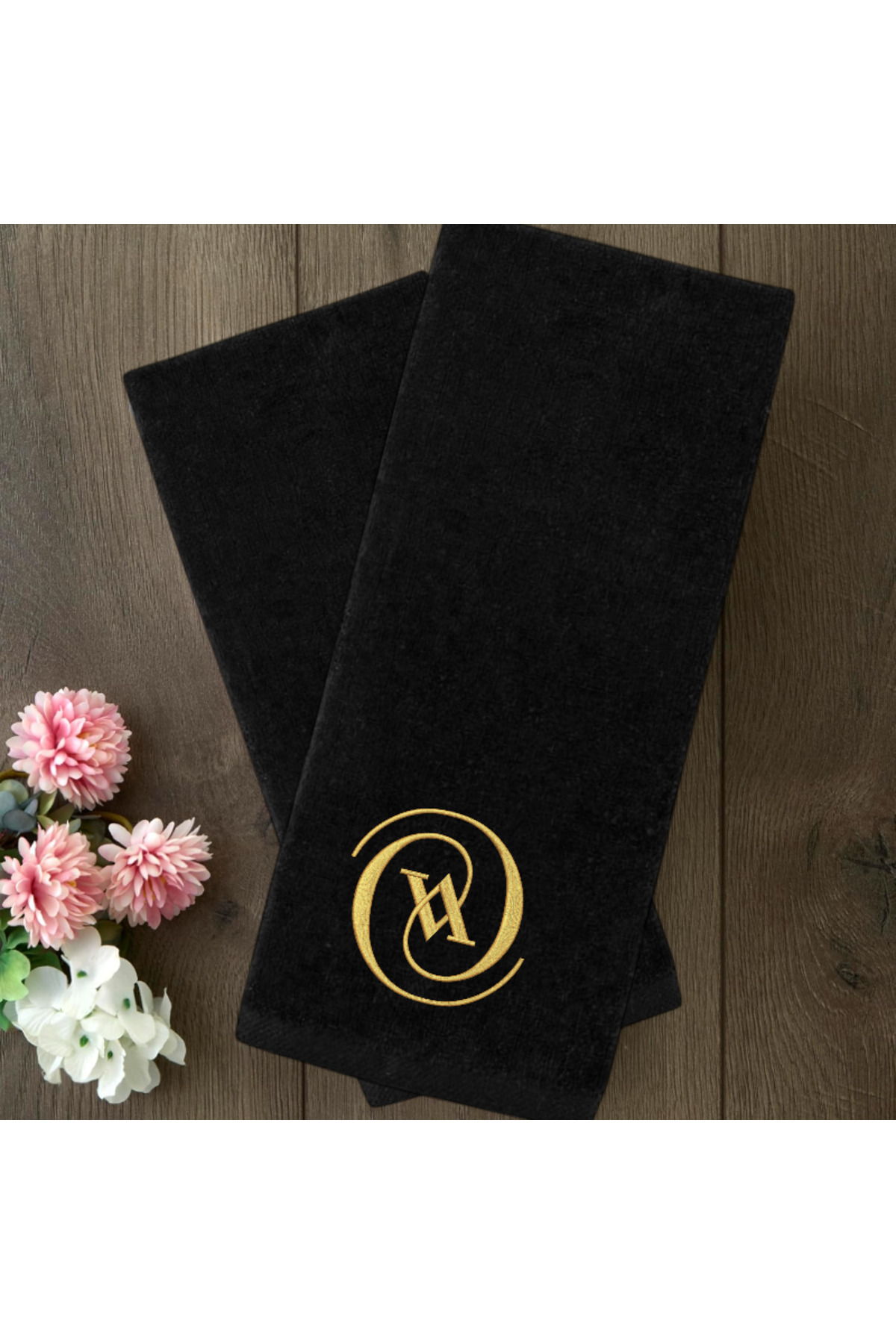 Ursa V HARFİ NAKIŞLI DEKORATİF MUTFAK VE BANYO HAVLUSU 30x50