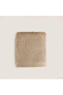 Chakra Solid El Havlusu 33x33 cm Koyu Bej