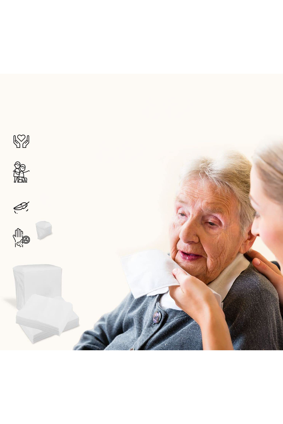 Creatividad Solutions Tek Kullanımlık Havlu - Kuru Havlu - Paketli ve Çok Amaçlı 40X80 CM 1 Adet 718430 - Görsel 3