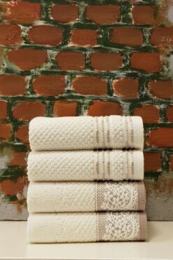 Özdilek Evony Bronie Havlu 4lü - Kahverengi