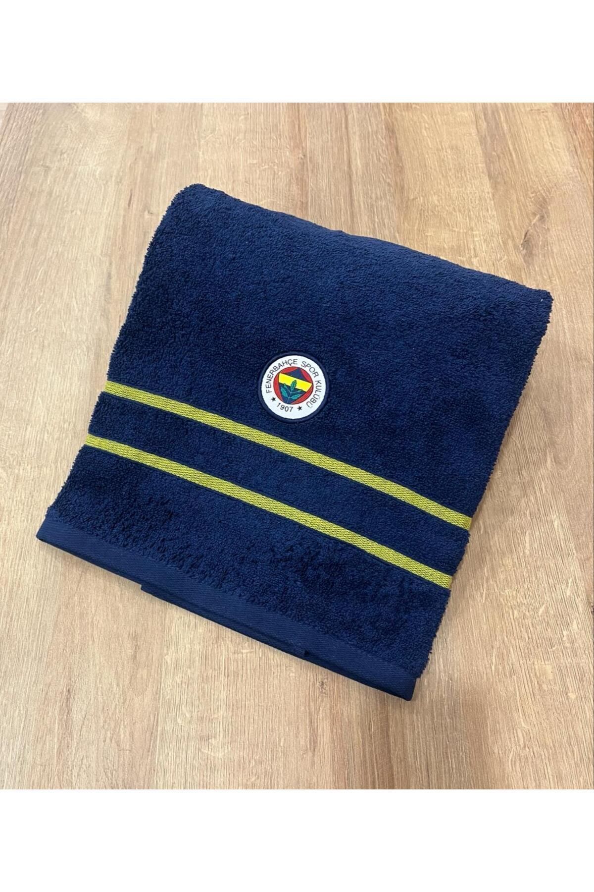 Taç TAÇ LİSANSLI FENERBAHÇE ARMA BANYO HAVLUSU LACİVERT