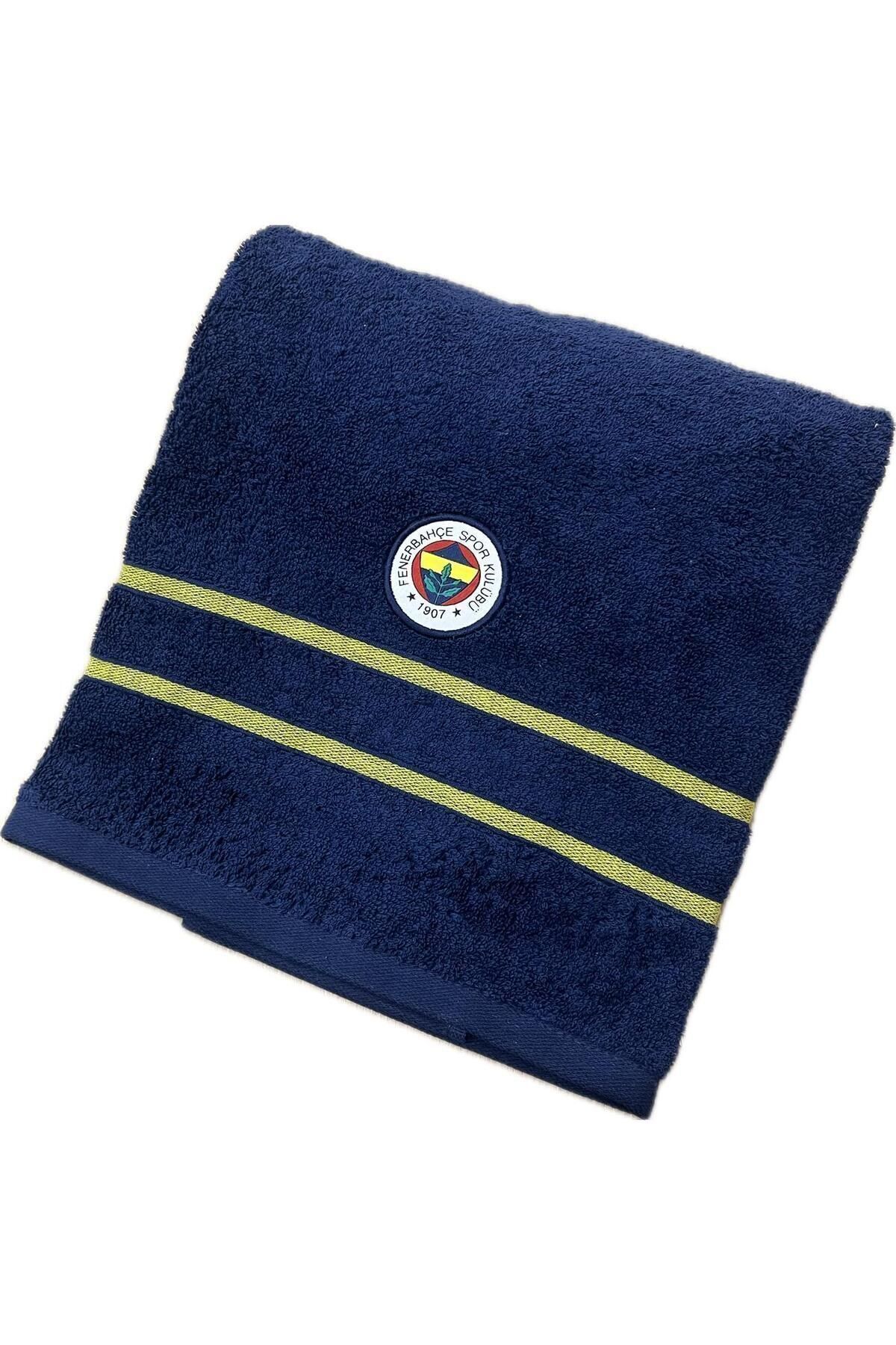 Taç TAÇ LİSANSLI FENERBAHÇE ARMA BANYO HAVLUSU LACİVERT - Görsel 3