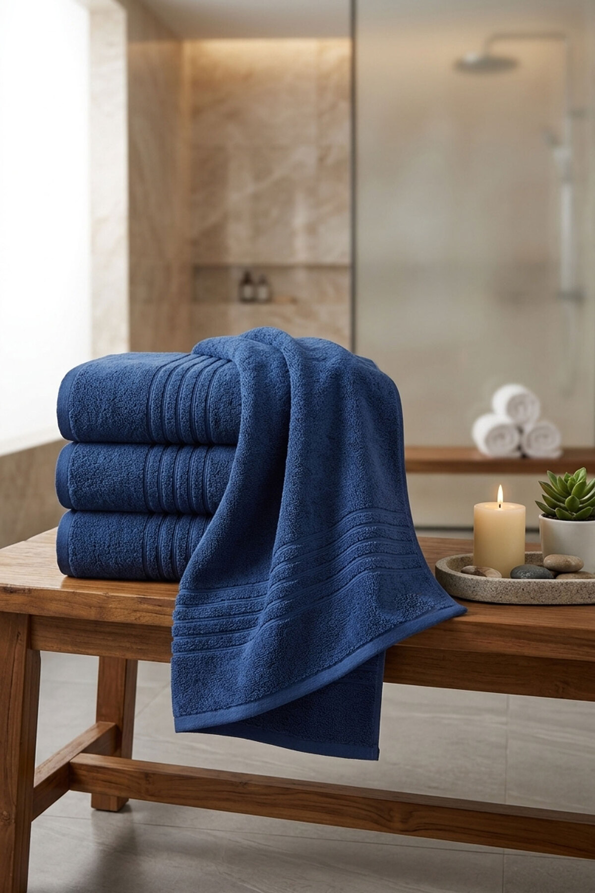 VAROL 4 Adet Kronos Serisi Otel El Yüz Havlusu 50x90 300gr