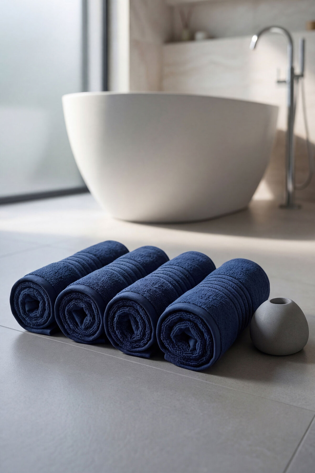 VAROL 4 Adet Kronos Serisi Otel El Yüz Havlusu 50x90 300gr - Görsel 2