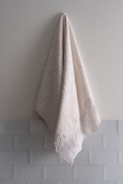 Nazik Home İris İşlemeli El Havlusu (30 x 50 cm)