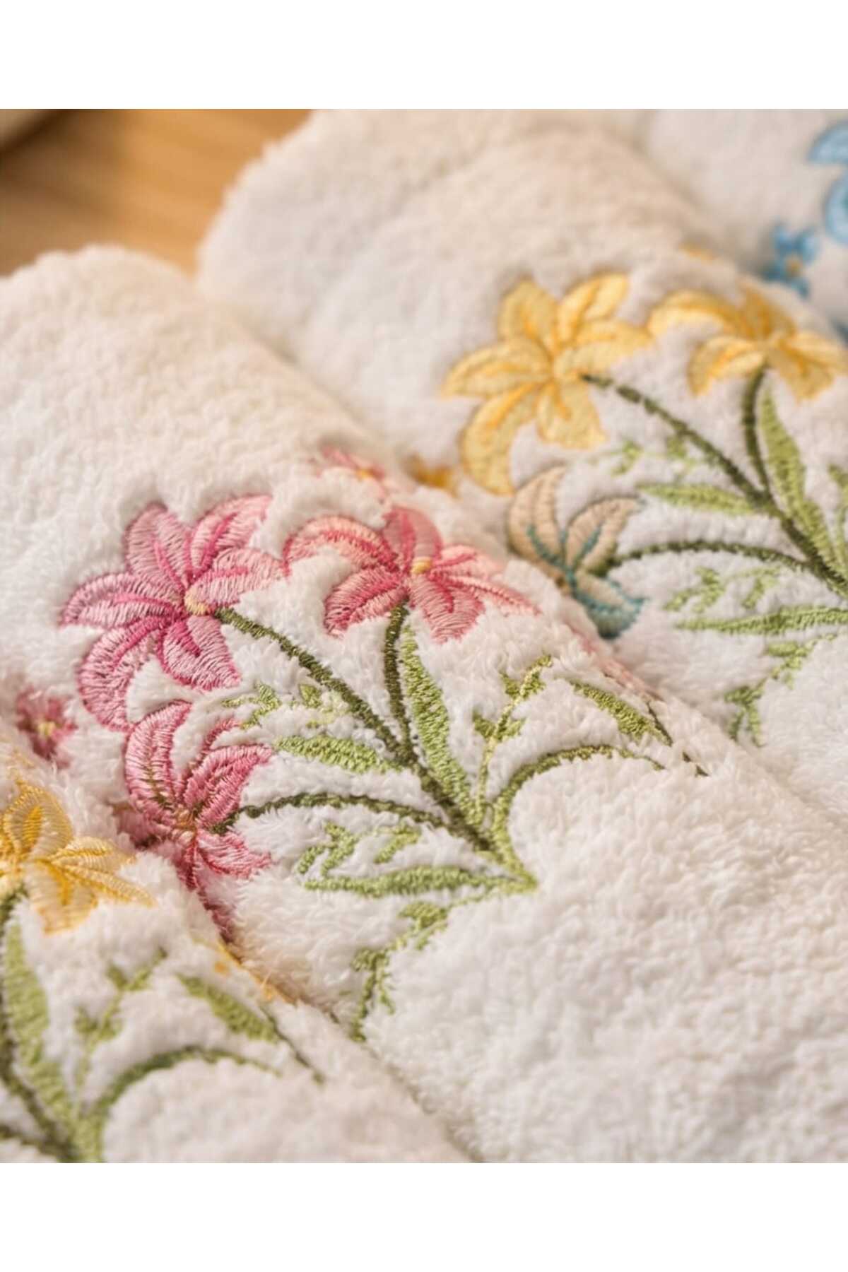 Bella Home ONUR COLLECTİON TIĞBATTI 6 LI KUTULU EL HAVLUSU - Görsel 3