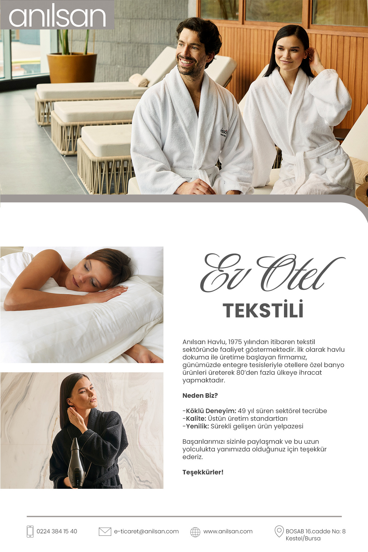 Anılsan %100 Pamuk Bej-Pudra-Beyaz Havlu Bone Saç Kurutma Bonesi Kafa Havlusu Duş Banyo Bonesi Islak Saç Kur - Görsel 2