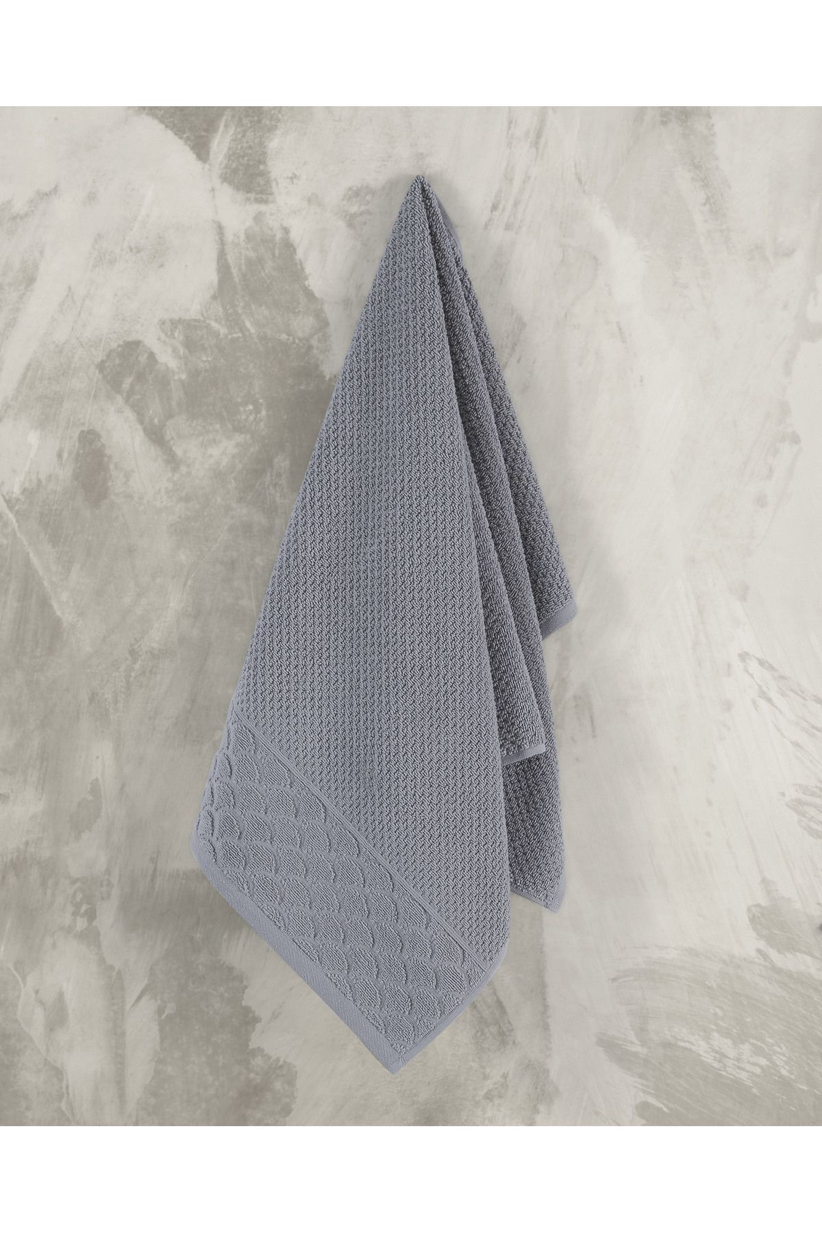 Soley | Alana | Extra Yumuşak Pamuk Pirinç Örgü El / Yüz Havlusu - Görsel 3