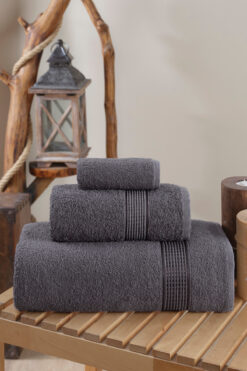 conzaliza 3'lü Banyo Havlu Takımı