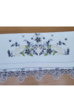 Firdevs moda çeyiz Çeyizlik İğne Oyalı Kadife Havlu