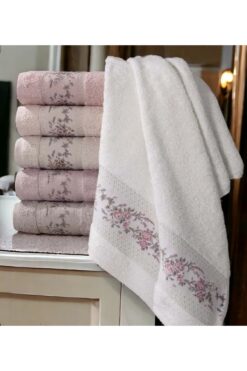 Pupilla Rönesans 6lı El-Yüz Havlusu 50x90 cm