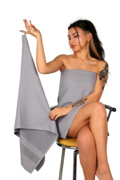 cimes home Oeko-tex 600 Gsm %100 Pamuklu Banyo Havlusu 2li Set