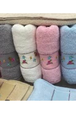MODA Nakışlı Premium Kalite B.ursa El Yüz Çeyizlik Havlu