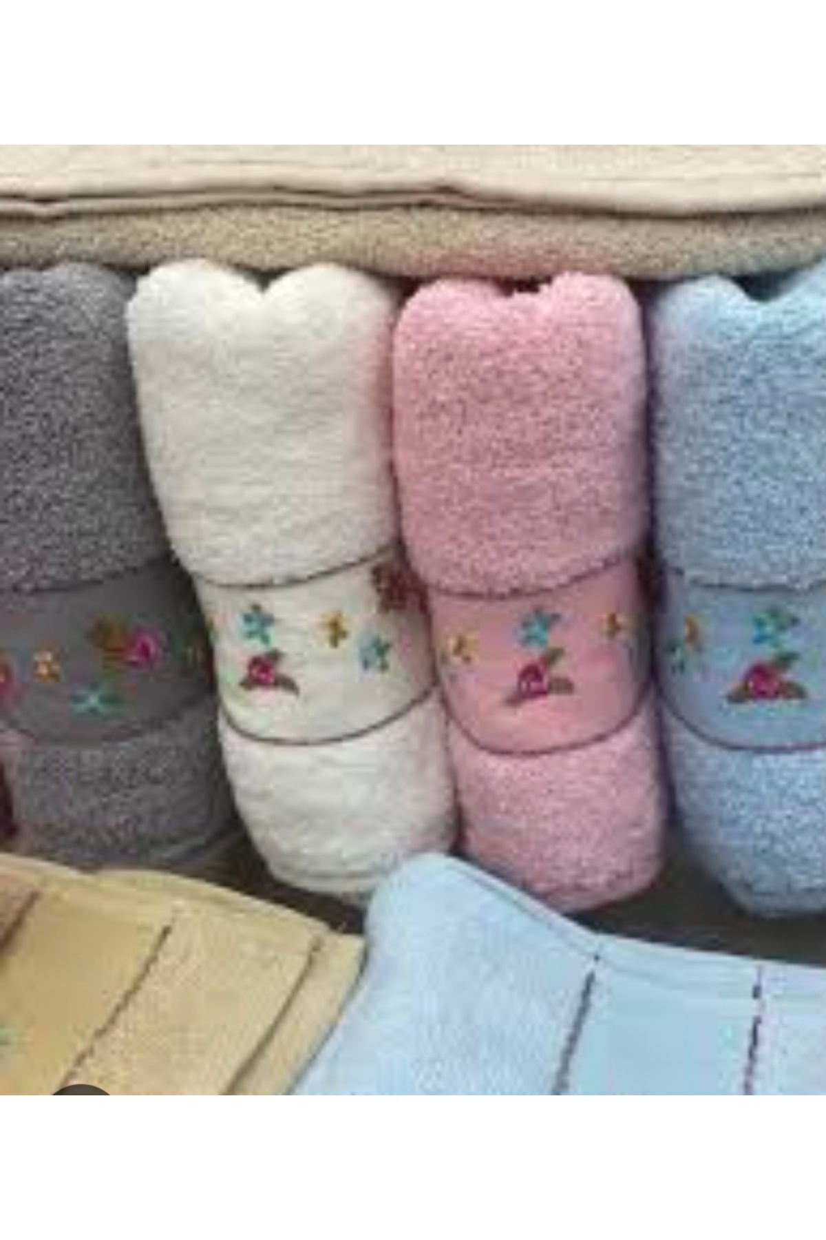 MODA Nakışlı Premium Kalite B.ursa El Yüz Çeyizlik Havlu