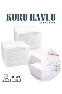 Transformacion Tek Kullanımlık Kuru Havlu Çok Amaçlı 40x80 Cm 12 Adet