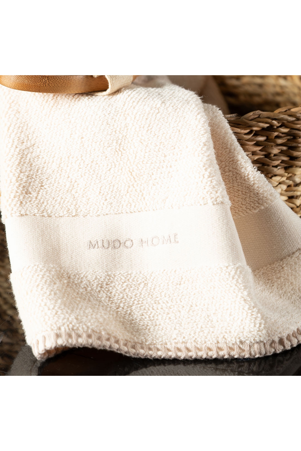 Mudo Home KREM EL HAVLUSU 30X50 - Görsel 3