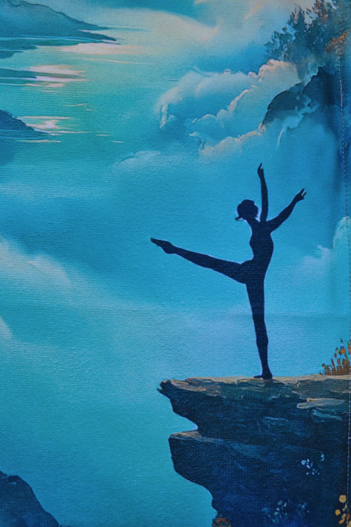 DEMİ BRAVO Özel Tasarım Cepli Pamuk Spor Havlusu - Zen - Görsel 3