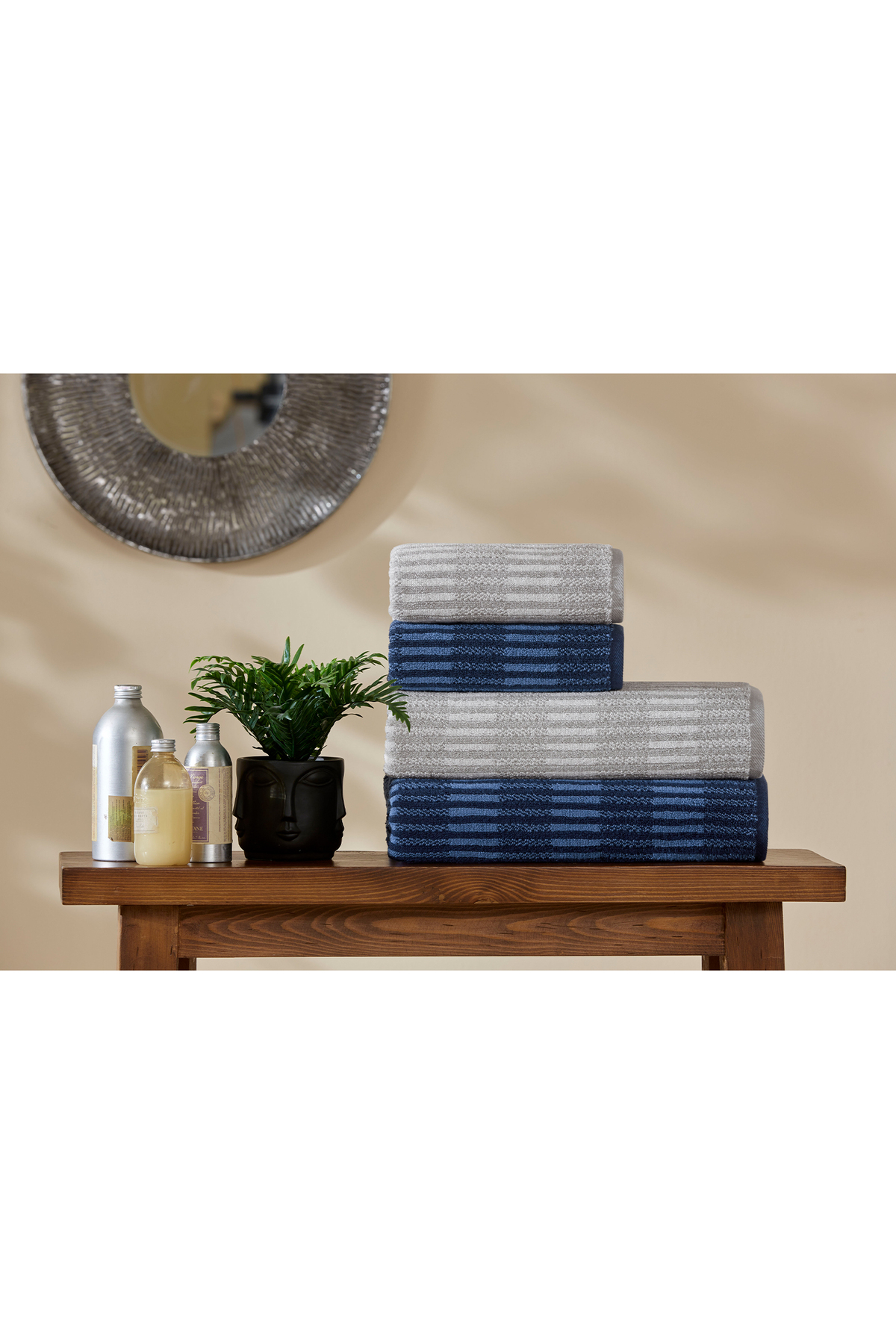 Özdilek Özdilek Striscia Havlu Seti - Görsel 2