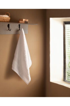 Madame Coco Clarette Yüz Havlusu - Beyaz - 50x80 cm