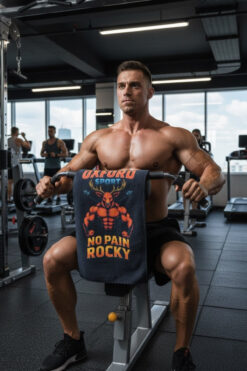 Oxford Sport Spor Havlusu Sports towel Fitness Havlu Aletlere Tam Uyumlu Kaymaz Düşmez Havlu Towel Özel Boy 85x45