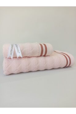 Özdilek Squares Büyük Boy Banyo Havlu Seti 2'li -90x150 cm 50x90 cm