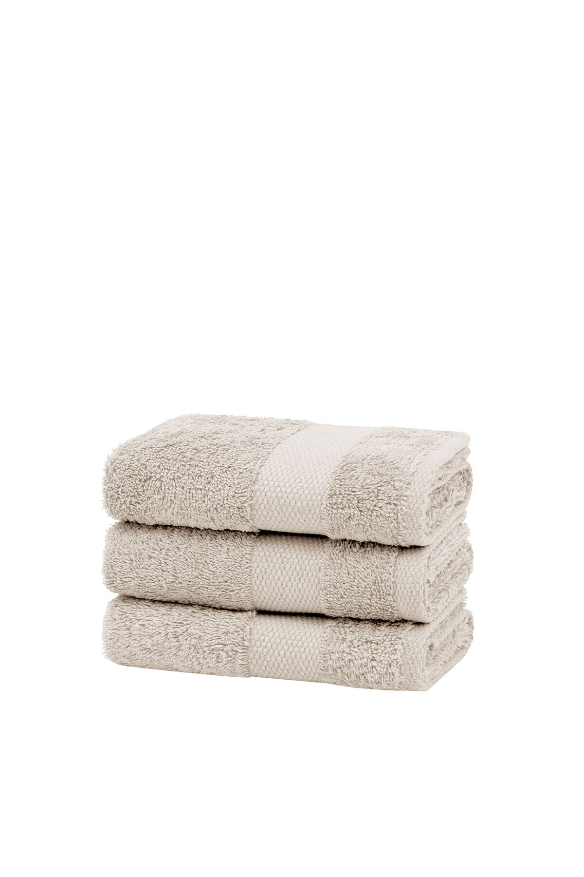 Yataş Essentials 3'lü Misafir Havlusu Seti Bej - 30x50 Cm - Görsel 2