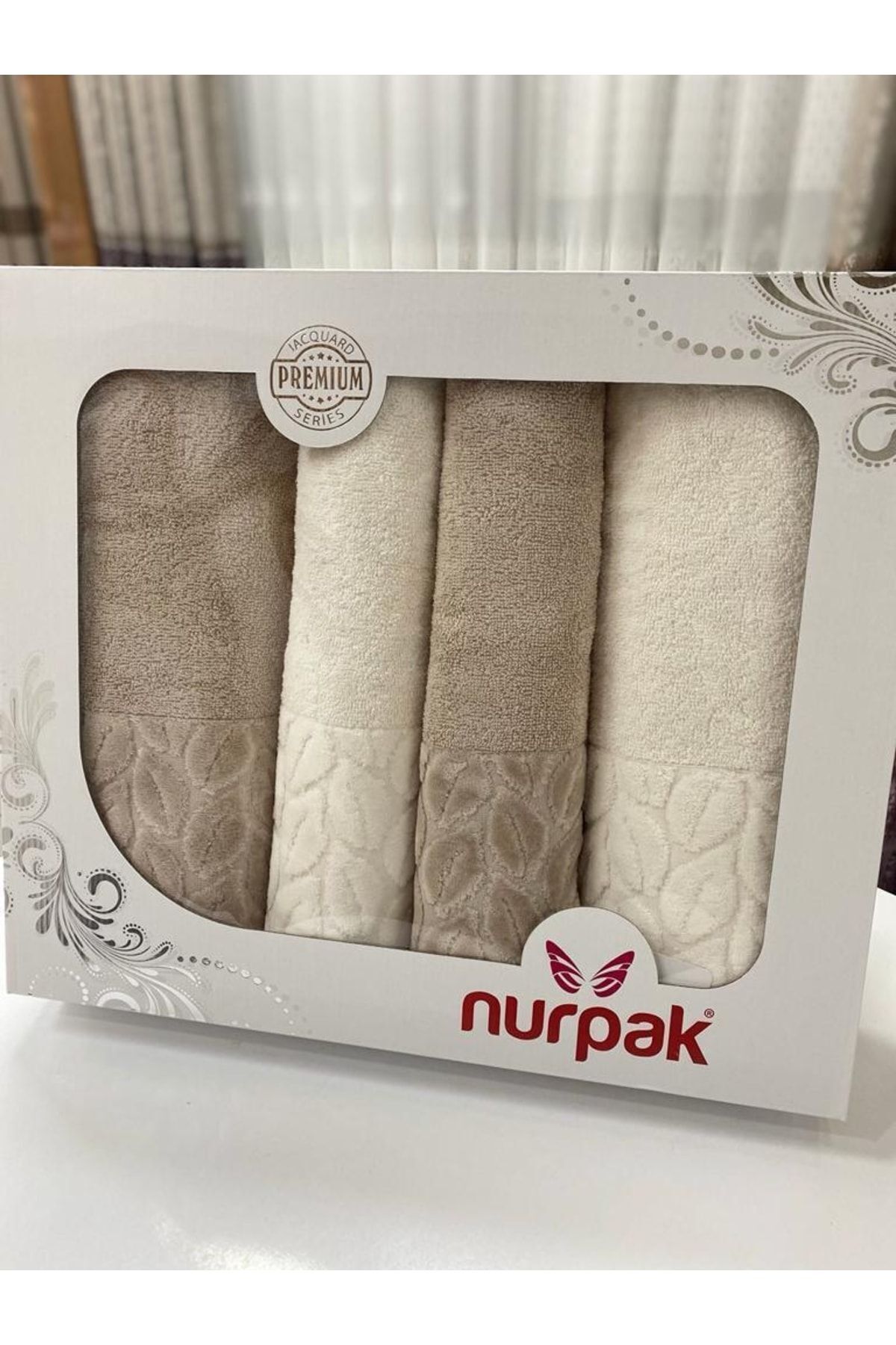 Nurpak Hazal Banyo Havlu Takımı (4 Parça)