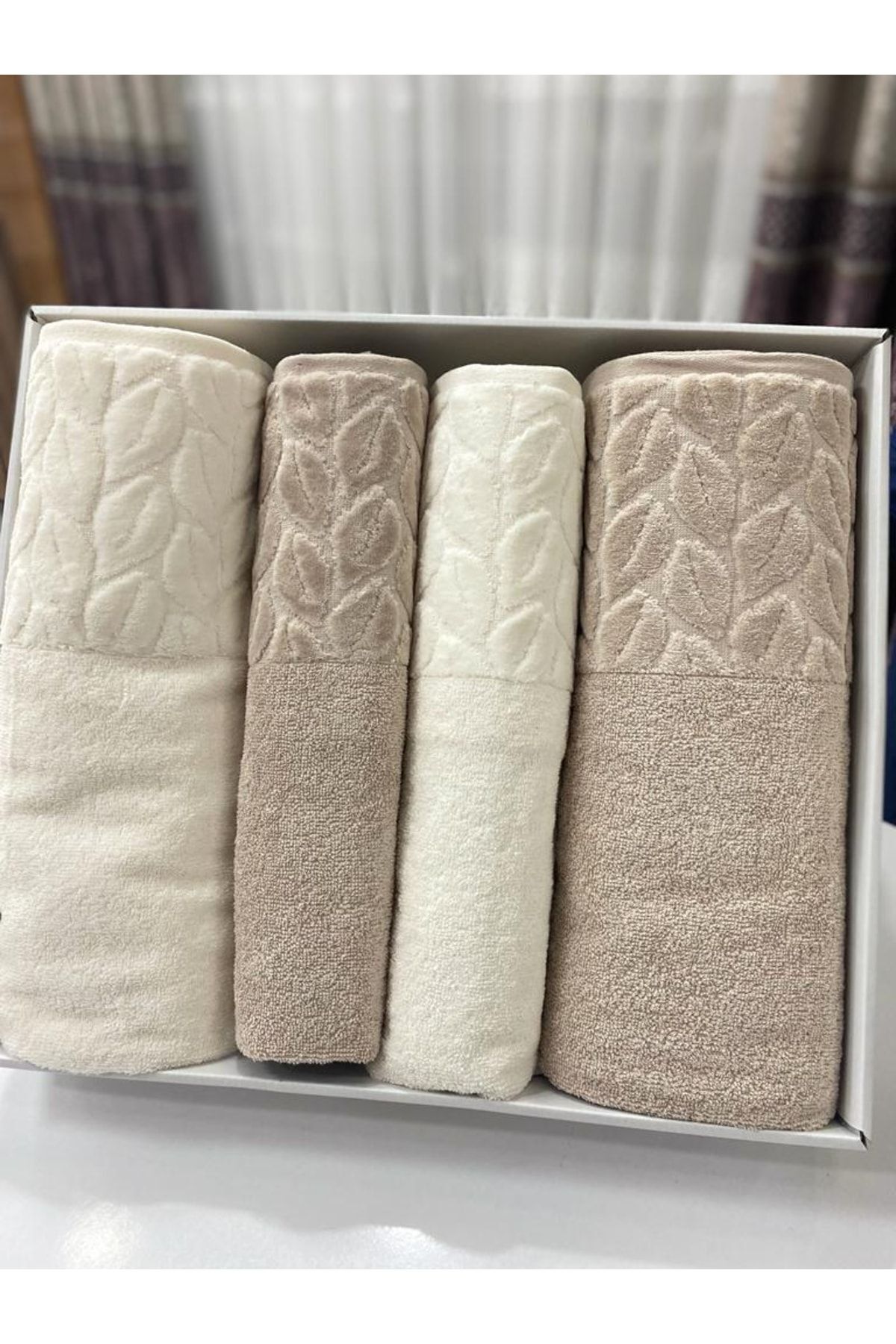 Nurpak Hazal Banyo Havlu Takımı (4 Parça) - Görsel 2