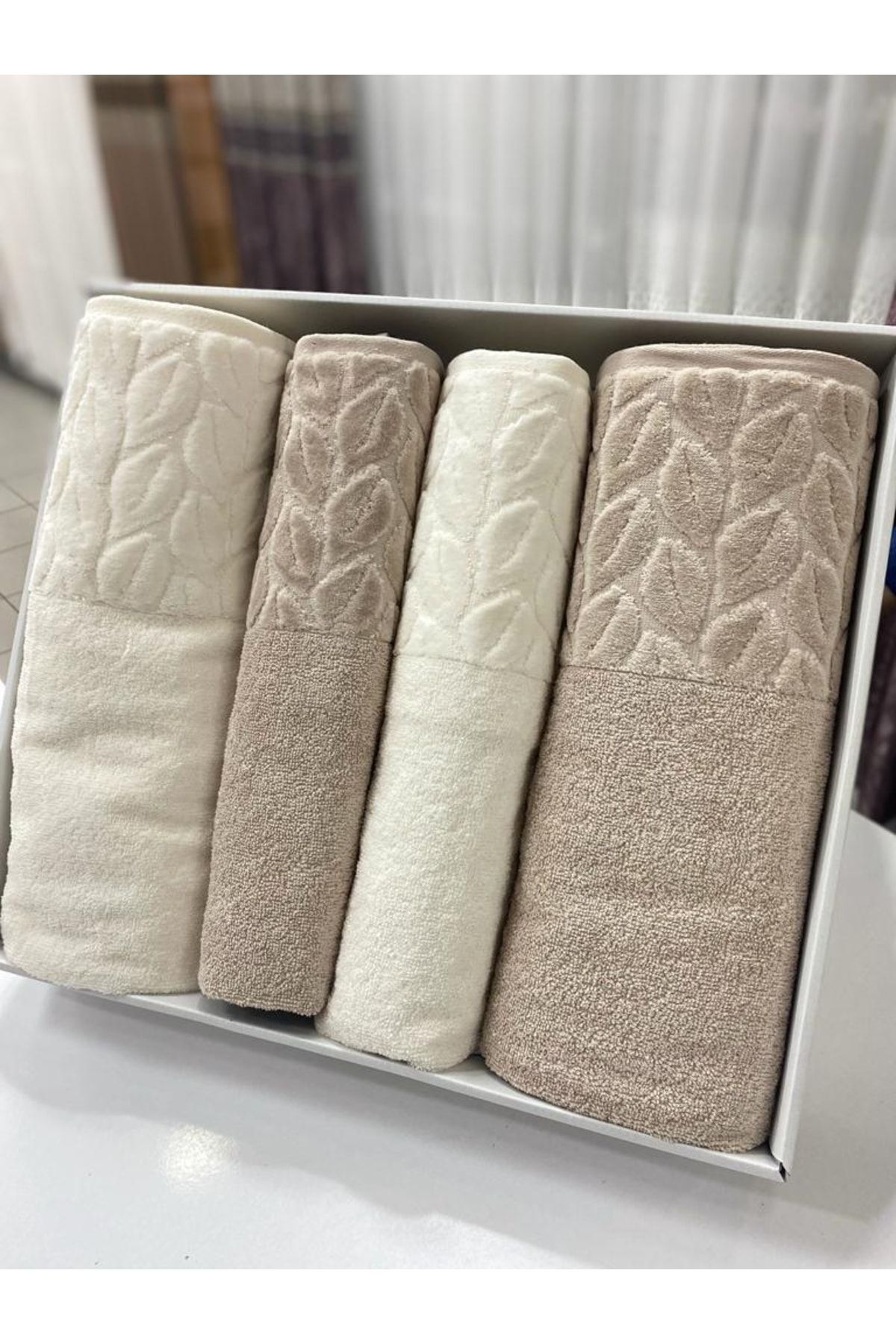 Nurpak Hazal Banyo Havlu Takımı (4 Parça) - Görsel 3