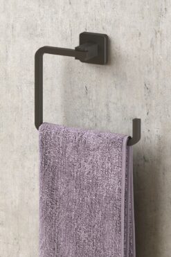 Teknotel Ömür Boyu Paslanmaz Havluluk Mat Siyah MG335