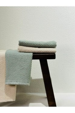 Plume Ceramic Home %100 Pamuk 2'li Adaçayı El Havlusu Seti – 30x50 Cm Çeyizlik, Misafir, Mutfak, Hediyelik