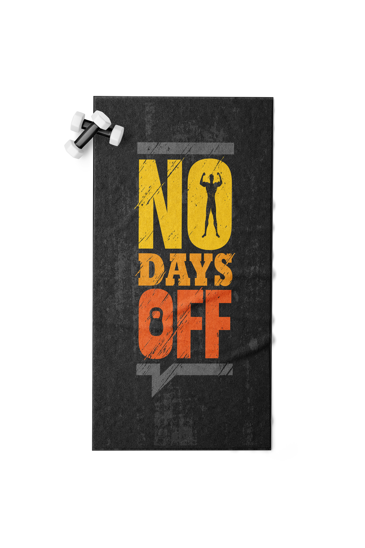 Erays Home Dijital Baskılı Spor Sporcu Fitness Havlusu 50x100 Cm %100 Pamuk