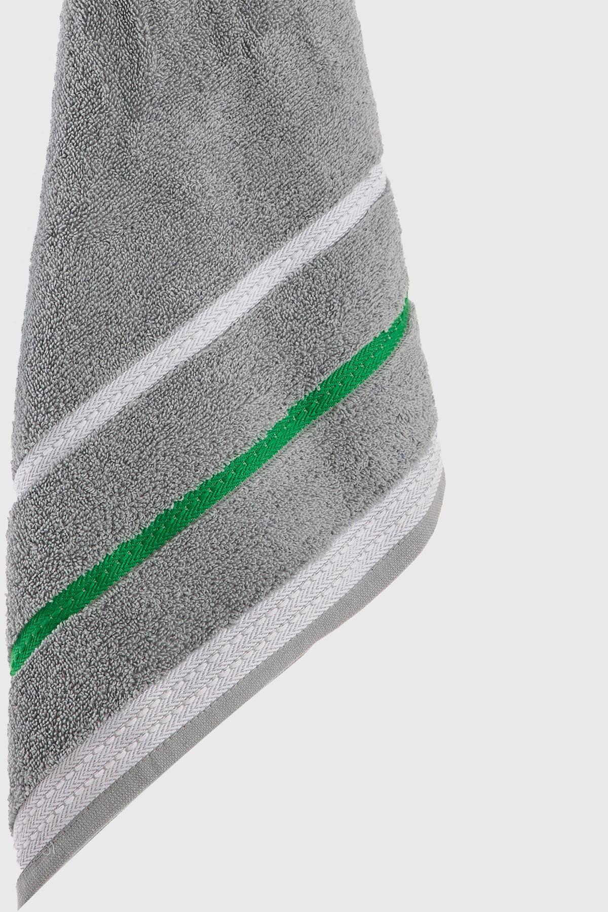 Benetton Home Be-0927St-Gy %100 Pamuk Gri 3 Lü Set, 30X50 Cm, 50X90 Cm, 90X150 Cm Havlu Seti - Görsel 2