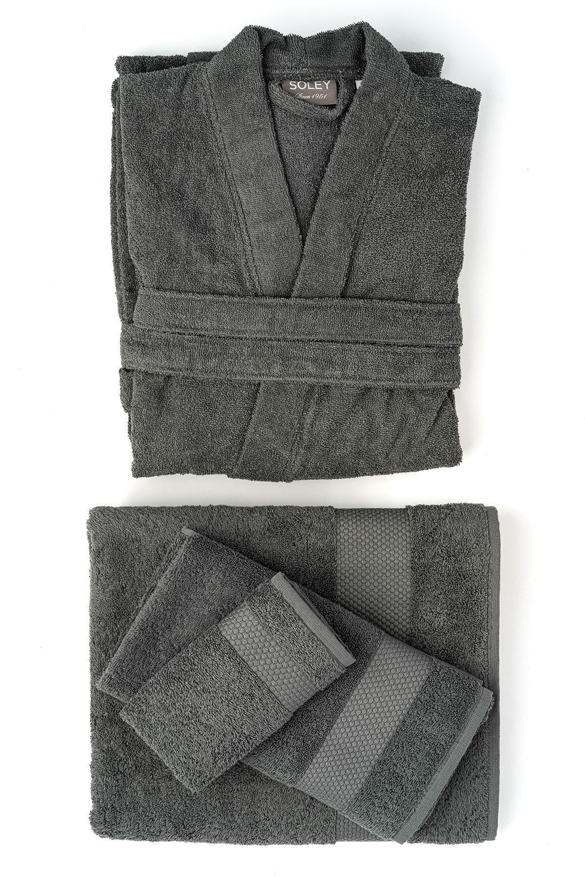 Soley | Minerva | %100 Pamuk 3'lü Havlu Seti - Görsel 2