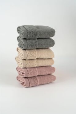 Soley | Hermoso | %100 Pamuk 6'lı Çok Renkli Misafir / Mutfak Havlusu Seti