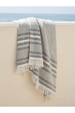 LC Waikiki UZG STORE'dan Stil Sahiplerine Çizgili Erkek Plaj Havlusu 70x150 cm