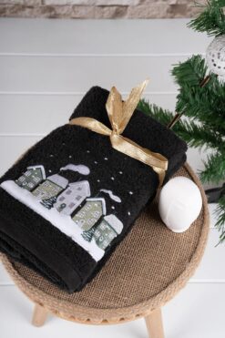 Baveno %100 Pamuk İkili 40x70 Cm Nakışlı Havlu/Havlu Seti