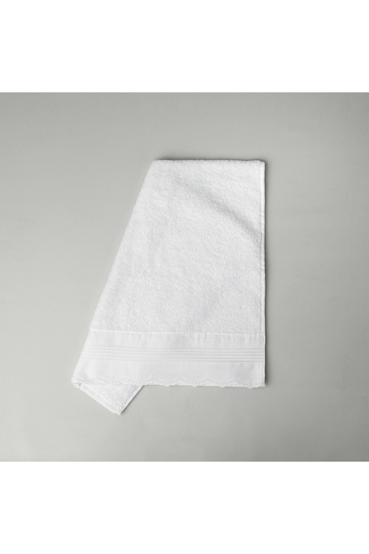 Linens İvory Pamuk Havlu 50X85 cm Beyaz