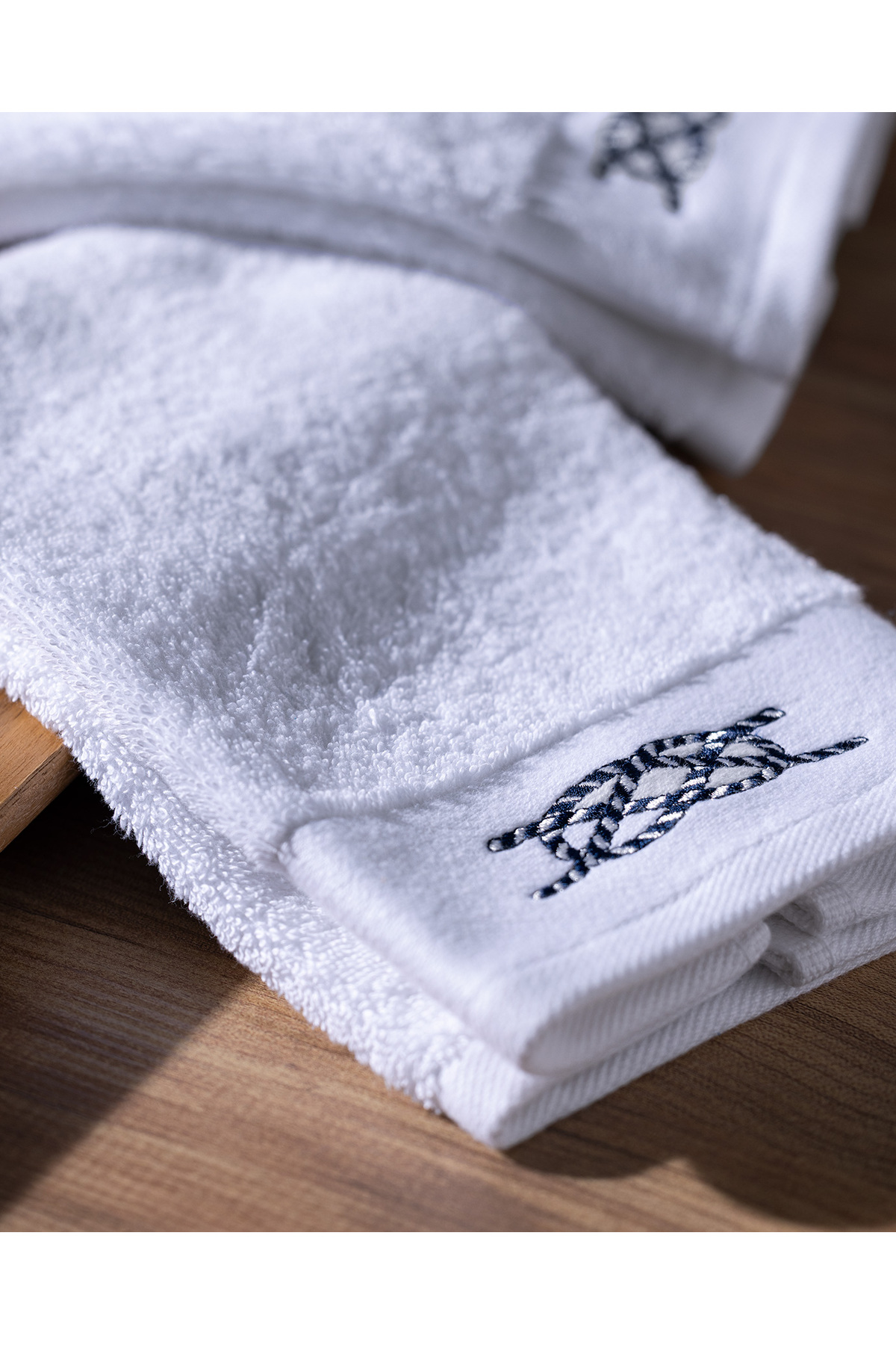 Madame Coco Avery 2'li %100 Pamuk El Havlusu - Beyaz - 30x50 cm - Görsel 2